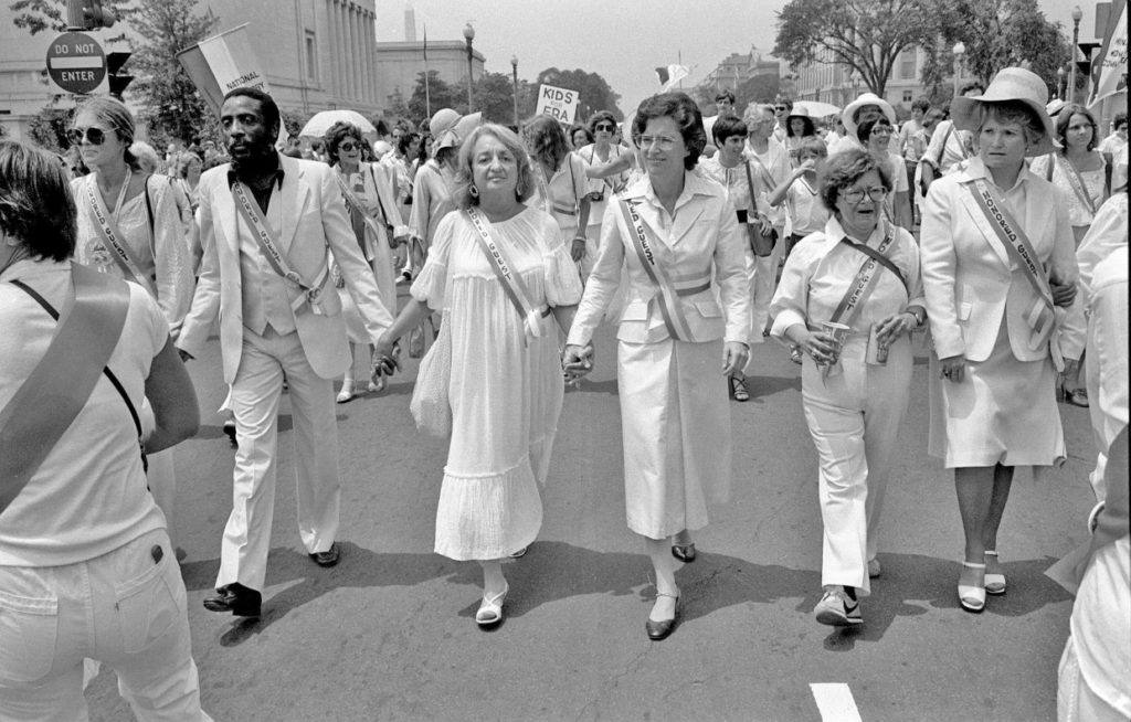Photo from the March for the Equal Rights Amendment, July 9, 1978